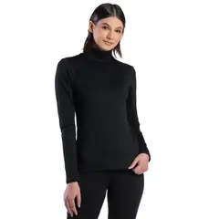GENERICO - Conjunto Calentador para Mujer cuello alto cafarena