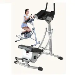 GENERICO - Maquina De Abdominales Shaper Cruncher Black Fit Coaster Plateado