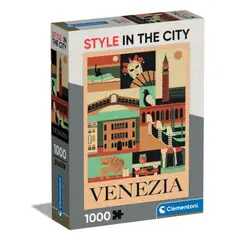 CLEMENTONI - Rompecabezas Style In The City - Venezia - 1000 pzs