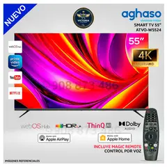 AGHASO - TELEVISOR 55 ULTRA HD 4K