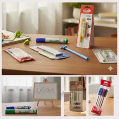 GENERICO - Set x 8 de utiles escolares para etapa escolar