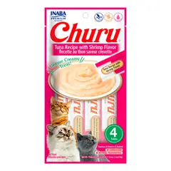 MOR - Churu Atún con Camarón Snack Húmedo para Gatos