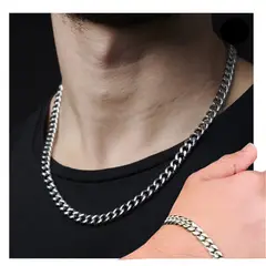 VIKINGO - CADENA Y PULSERA DE ACERO INOXIDABLE 316L UNISEX