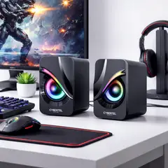 CYBERTEL - Sistema De Sonido Gamer RGB Profesional CBX S301