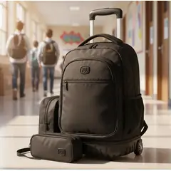 YOU - Mochila escolar + lonchera y cartuchera - 3 piezas