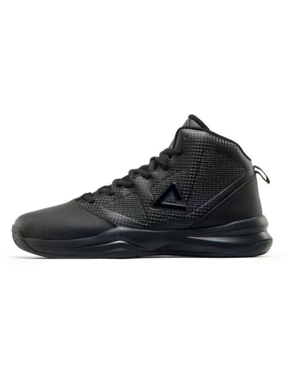 Zapatillas de baloncesto de caña alta para adolescentes Negro