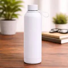 GENERICO - Botella de agua aislada de acero inoxidable con tapa