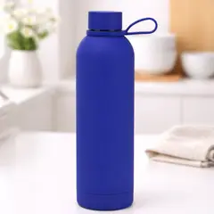 GENERICO - Botella de agua aislada de acero inoxidable con tapa