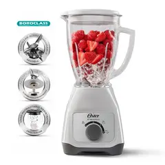 OSTER - Licuadora BLSTKAG-WRD 2VPulso 1 25lt +Set de Platos