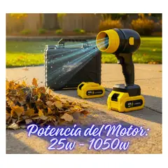 GENERICO - Sopladora Electrica Turbo Recargable potente 48V