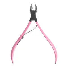 GENERICO - Cortadora de cutículas con empujador de cutículas ROSADO