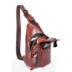 GENERICO - PECHERA CUERO GENUINO VINTAGE 006