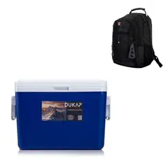 DUKAP - Cooler 27 Litros Azul - Icepack GRATIS + Mochila Portalaptop