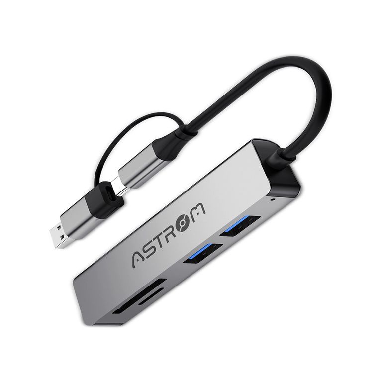 Adaptador HUB USB 5 EN 1 MH2351-SD