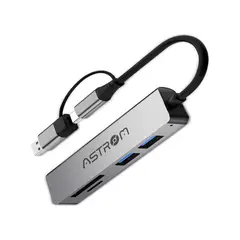 ASTROM - Adaptador HUB USB 5 EN 1 MH2351-SD