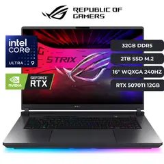 ASUS - ROG Strix G16 Core Ultra 9 275HX, RTX 5070 TI 12GB, 32GB RAM, 2TB SSD M.2, 16" 2.5K WQXGA 240HZ