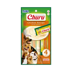 INABA - Snack Cremoso Perro Churu Pollo 1 Sobre X 4 Tubos