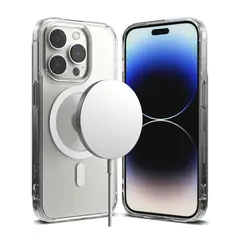 RINGKE - Case iPhone 14 Pro Max Fusion Magnético Transparente Alta Protección Potente Iman