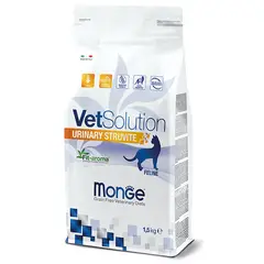 MONGE - Vet Solution Feline Urinary Struvite 1.5kg - Cálculos Estruvita, Gatos