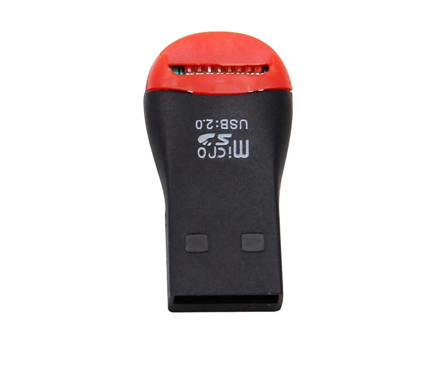 Lector Tarjeta De Memoria Micro SD USB 2.0 Universal Color Negro