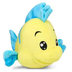 KIDROBOT - Peluche pez Flounder pequeño 19cm de La Sirenita Ariel The Little Mermaid -