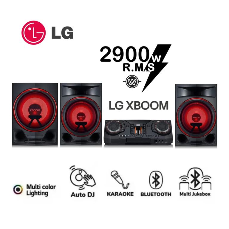 Minicomponente XBOOM CL88 2900W Bluetooth Karaoke Party Link