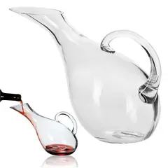 GENERICO - Decantador de vino inclinado jarra de 1 Litro