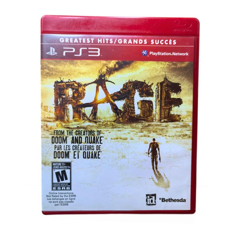 Rage PS3 videojuego Open Box