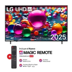LG - Televisor 60" Smart UHD 4K Thinq Ai 60UA8050PSA - Nuevo 2025