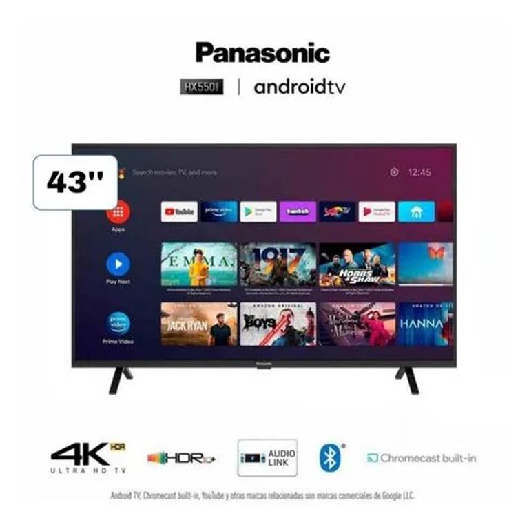 Televisor LCD 4K UHD Smart 43" - TC-43HX550P