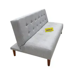 TEMEL - Sofá Cama Modelo Futón 1.50 m color Arena -