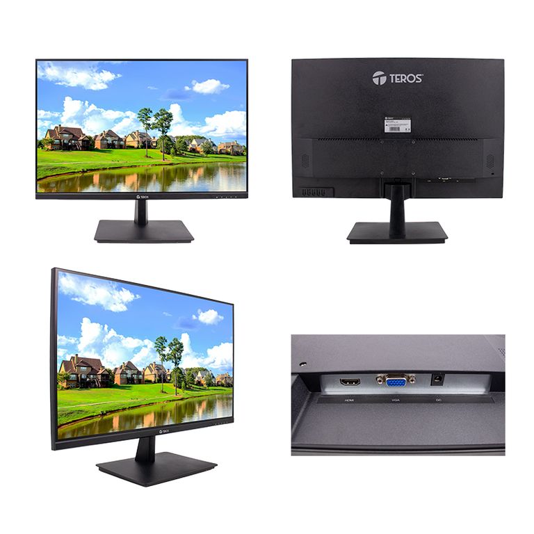 Monitor Plano TE-2420CS, 24" WUXGA IPS, 100Hz, 5ms, HDMI, VGA, Negro