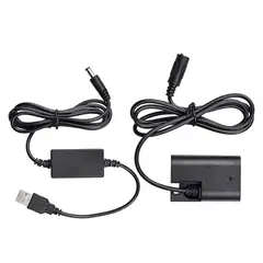 GENERICO - Adaptador Continuo Dummy Battery Usb Canon Lp E6 N H Ack E6