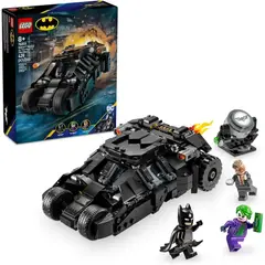 LEGO - DC BATMAN TUMBLER VS DOS CARAS Y JOKER, SET BATMÓVIL DE EL CABALLERO OSCURO