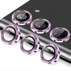 SHIELD - Mica Protector de Cámara Individuales Metálico Lila para Samsung Galaxy A15