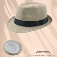 GENERICO - Sombrero Fedora de ala ancha para el sol