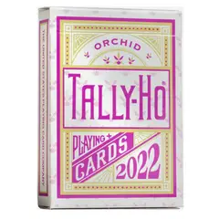 GENERICO - Tally-Ho Orchid Cartas Poker Original Purpura Cardistry