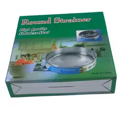 GENERICO - Colador Redondo De Acero Inoxidable Para Harina 6 Und