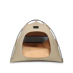 GENERICO - Cama para mascota tipo carpa 50x50cm- verde