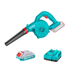TOTAL - Soplador Aspiradora 20v Li-ion Industrial Auto Casa Hotel Pc