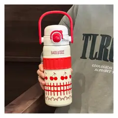 GENERICO - Termo de acero con capacidad de 600 ML