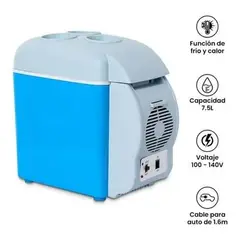 OEM - Mini Cooler Portátil 7.5L para Auto 2 en 1: Refrigerador y Calentador