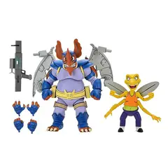 NECA - Teenage Mutant Ninja Turtles (Cartoon) - Wingnut & Screwloose 2 pack (Figura de 7")