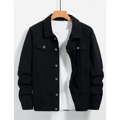 ELEMENT SPECIAL EDITION - Casaca Jean Gris Rígida Hombre Denim Premium Urbano