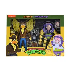 NECA - Teenage Mutant Ninja Turtles (Cartoon) - Ace Duck y Mutagen man 2 pack (Figura de 7")
