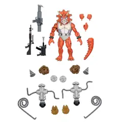 NECA - Teenage Mutant Ninja Turtles (Cartoon) - Triceraton Infantryman y Roadkill Rodney 2 pack (Figura de 7")