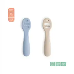 VERSATINO - Set de Precucharas de Iniciación - Azul-Beige