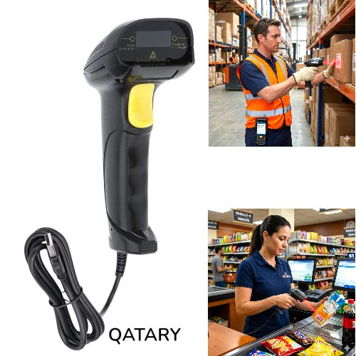 Lector Código de Barras Alámbrico USB para Computadora y Sistemas POS