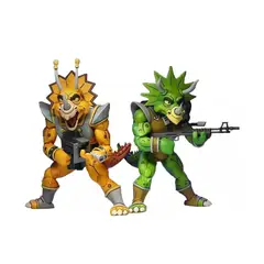 NECA - Teenage Mutant Ninja Turtles (Cartoon) - Captain Zarax y Zork 2 pack (Figura de 7")
