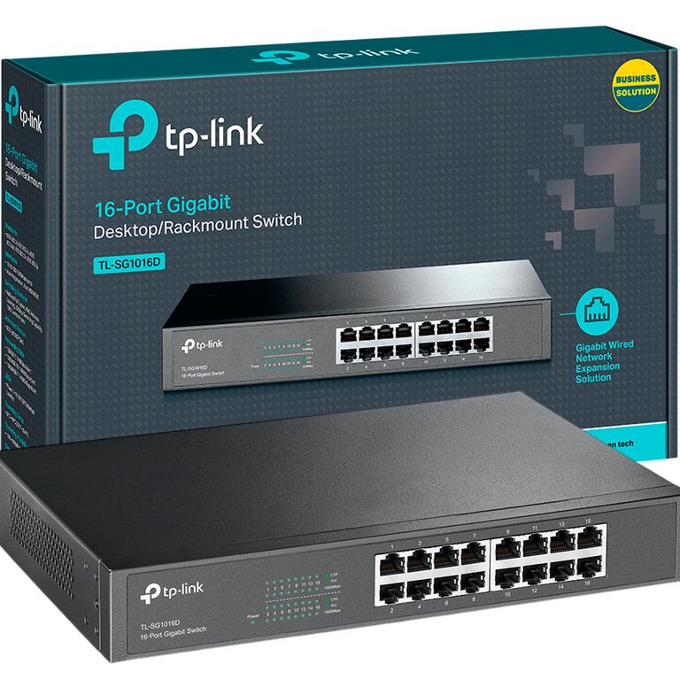 Switch TP-Link TL-SG1016D 16 Puertos Gigabit
